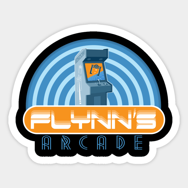 Classic Arcade Sticker by stevethomasart